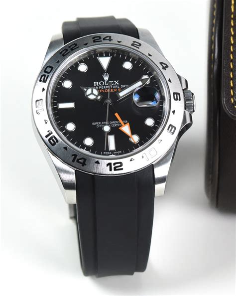 kautschukband rolex explorer|Rolex explorer ii rubber strap.